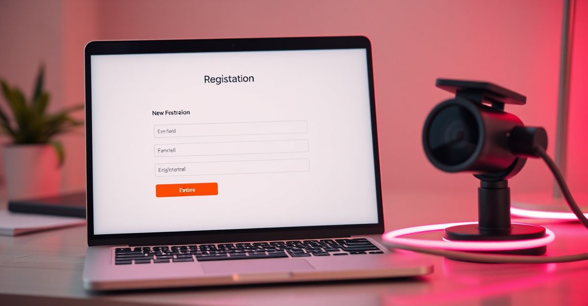 Vyplnění registračního formuláře